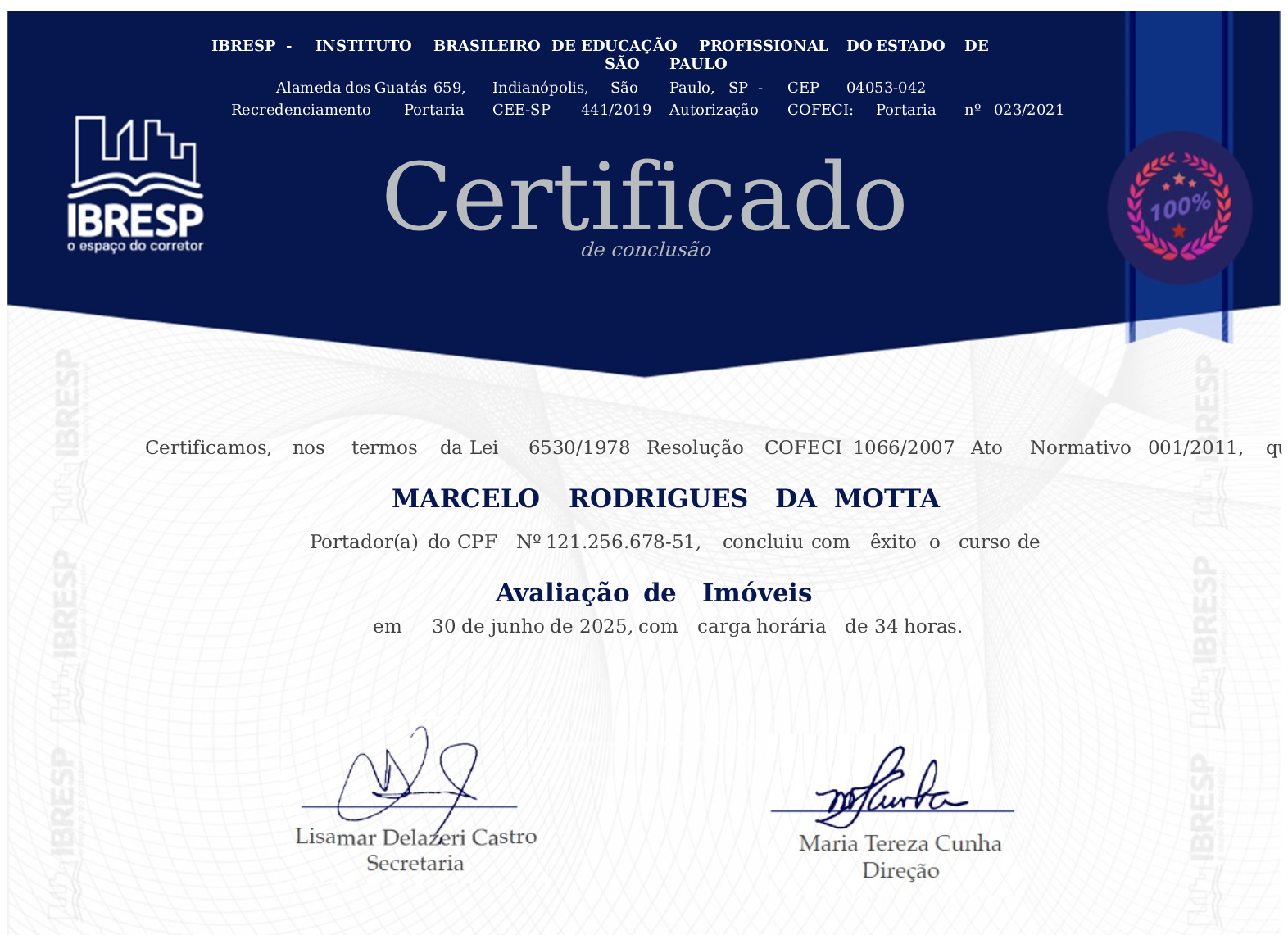 Avaliação Imobiliária